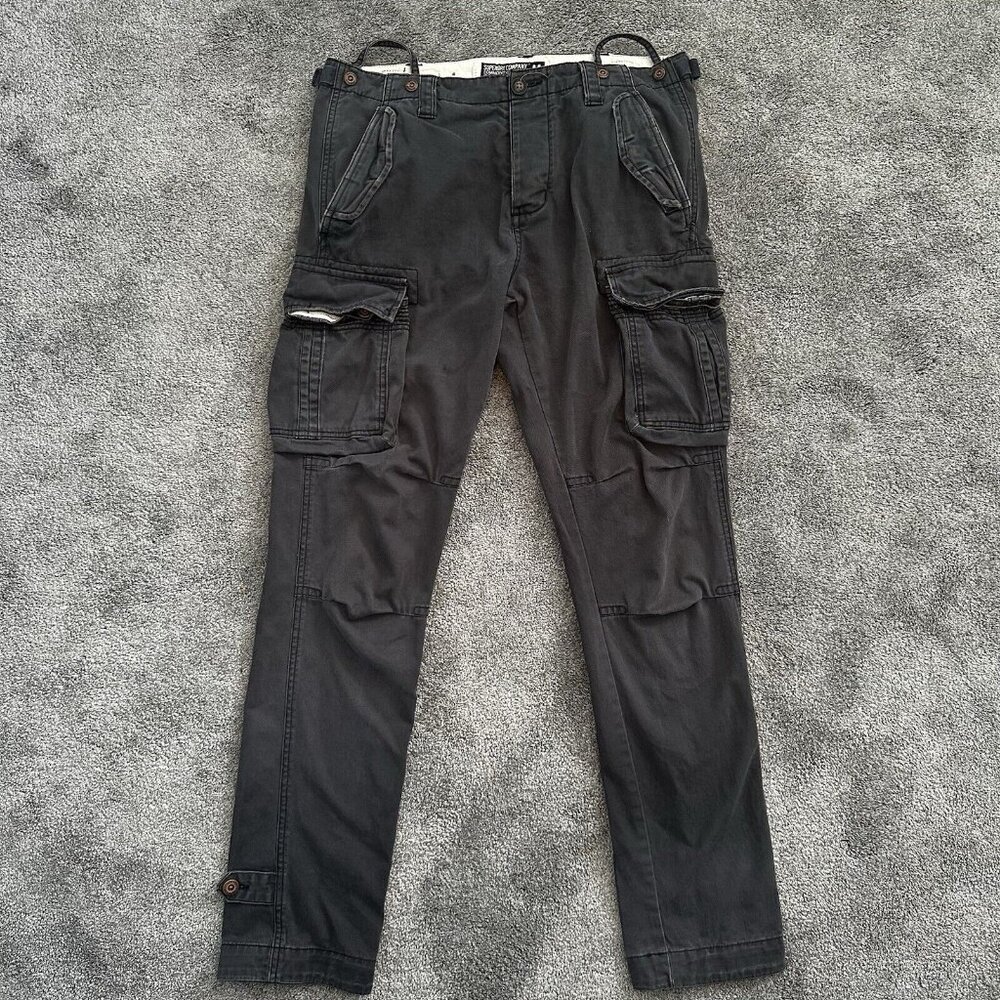 Superdry Company Commodity Edition Cargo Pants Size Medium Military Army